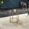 HOME DELUXE - Beistelltisch MASEI - mit verstellbaren Produktbild-Vorschau 2