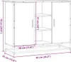 vidaXL Sideboard Grau Sonoma 92x35x76 cm Holzwerkstoff Produktbild-Vorschau 8