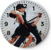 Wanduhr - Rund - Glasuhr - tanzen sie - 30x30cm - Produktbild-Vorschau 1