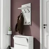 AKKE Betonový šatní panel MIDI - ALU háčky ŠxV: 50x90 cm Náhled obrázku produktu 4