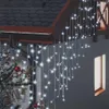vidaXL Světelný závěs LED Icicle 10 m 400 LED studená bílá Náhled obrázku produktu 6