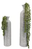 Bodenvase, Flaschenvase HELSINKI H. 38,5cm silber grau Produktbild-Vorschau 6