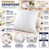 Set di 4 cuscini 80x80 cm Imbottitura: 1300 g di piume, Anteprima dell’immagine prodotto 8