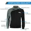 Optima Herren Trainingsjacke Sportjacke Joggingjacke, Produktbild-Vorschau 3
