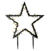 A star-shaped light decoration with warm white LEDs. Produktbild-Vorschau
