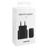 The image shows the retail packaging of a Samsung 45W PD Adapter. Produktbild-Vorschau