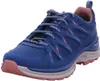 A single blue hiking shoe is shown against a white background. Voir les images du produit