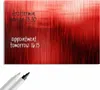 Magnettafel 90 x 60 cm „Vertikale Linien in Rot“ – Produktbild-Vorschau 2
