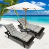 (gris clair) Coussin pour chaise longue 180x50x10cm, Voir les images du produit 9