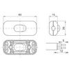 ORSEM Schnurschalter 250V EIN/AUS Wippschalter Produktbild-Vorschau 7