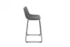 Design Barhocker DJANGO vintage grau mit Eisengestell Produktbild-Vorschau 6