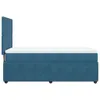 Design Boxspringbett mit Matratze Dunkelblau 80x200 cm Produktbild-Vorschau 5