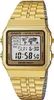 A close-up studio shot of a gold Casio Vintage digital watch. Produktbild-Vorschau