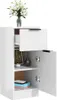 Kredens biały wysoki połysk 30x30x70 cm materiał Podgląd zdjęcia produktu 5