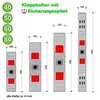 3 x supports pliants avec manche télescopique pour balai à Voir les images du produit 4