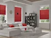 Plissee Faltrollo Magic casa pura® Dunkelrot 110 x 100 cm Podgląd zdjęcia produktu 1