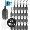 greate 24x Baufassung E27 schwarz mit Schnellverbinder - Produktbild-Vorschau 1