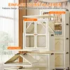 Armadio SevenComfort 143 x 65 x 39 cm Armadio multiuso Anteprima dell’immagine prodotto 4