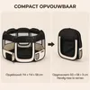 IvoQ Opvouwbare Puppyren met Dak – 114 x 114 x 58 cm – Productafbeelding-voorbeeld 5