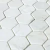 Mosaikfliesen Marmor Wutach Hexagon Weiss Carrara Produktbild-Vorschau 2