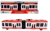 Leantoys Gelenkbus mit Friktionsantrieb Rot Produktbild-Vorschau 3