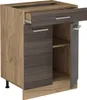 Küchenunterschrank Vicco R-Line Edelgrau 60 cm mit Produktbild-Vorschau 4