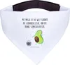 Mr. & Mrs. Panda Halstuch Hund Avocado Tanzen - Weiß - Produktbild-Vorschau 1