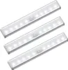 Three identical LED light bars with motion sensors are arranged diagonally on a white background. Produktbild-Vorschau