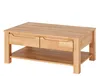 Couchtisch Kernbuche Massivholz 110x70 cm mit 2 Schubladen Produktbild-Vorschau 1