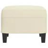 Tabouret de pied Crème 60x50x41 cm similicuir Voir les images du produit 4
