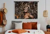 MuchoWow® Wandteppich Wandbehang Luxus - Pflanzen - Frau Produktbild-Vorschau 5