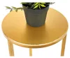 DanDiBo Blumenhocker Metall Gold Rund 60 cm Blumenständer Produktbild-Vorschau 3