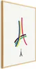Posterpapier Poster - Eiffel Tower - Colored Graphic - Produktbild-Vorschau 1