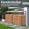 holz4home® Kaminholzregal Außen Holzlager I Größe: 182 x 70 Produktbild-Vorschau 7