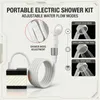 Tragbare Campingdusche,[7500mAh], LED-Anzeige, Produktbild-Vorschau 4