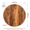 Schneidebrett rund "The Goldcoin" Ø 25 cm handgemacht aus Produktbild-Vorschau 3