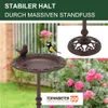 TOPANBIETER 999 Vogeltränke Rund auf Fuß 39 cm, Vogelbad, Produktbild-Vorschau 4