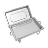Chauffe-plats 9L Chafing Dish Récipient chauffant en acier Voir les images du produit 4