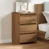 vidaXL Table de nuit Artisan-Chêne 40x35x62,5 cm Bois Voir les images du produit 4