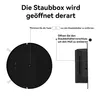 Staubsauger,3600Pa Kehrroboter,400mL Staubbehälter Produktbild-Vorschau 5