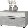 Wohnzimmerschrank Vicco Berno Beton/Weiß 70.8 x 38.9 cm mit Produktbild-Vorschau 6