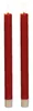 Anna Collection Led Tischkerzen - 2x - rot - 25 cm - 3D Produktbild-Vorschau 8