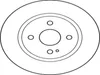 TRW Bremsscheiben (2 Stück) Vorderachse DF4966 Produktbild-Vorschau 1