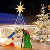 COSTWAY Crèche de Noël 180cm, crèche de Noël avec 240 LED Voir les images du produit 8