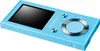 A blue MP3 player is shown against a white background. Produktbild-Vorschau