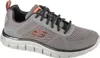 A single gray Skechers shoe is shown against a white background. Voir les images du produit
