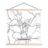 MuchoWow® Textilposter Karte - Gummersbach - Stadtplan Produktbild-Vorschau 1