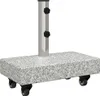 vidaXL Pied de parasol gris 45 x 25 x 45 cm granit Voir les images du produit 1
