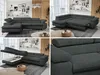Ecksofa Sofa Grau, Wohnlandschaft L-Form mit Schlaffunktion Produktbild-Vorschau 2
