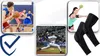 Collage of sports activities and athletic protective gear. Produktbild-Vorschau